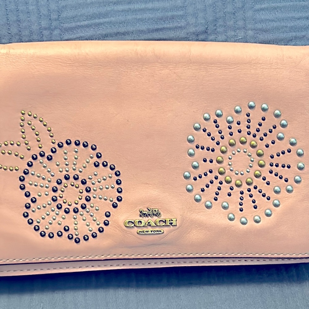 Coach, mini handbag/large wallet
